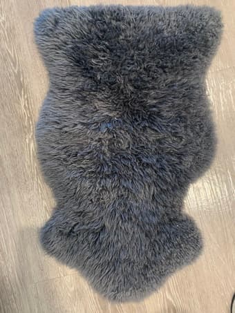 Beautiful white rug, grey rug, rock-climbing shoes, lights and more! 2
