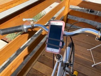 Bike cell phone holder 3