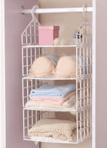 hanging closet. hangers 2