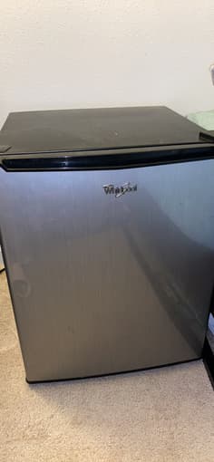 Whirlpool 2.7 cu ft Mini Refrigerator - Stainless Steel - WH27S1E 2