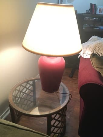 Large rose lamp 1