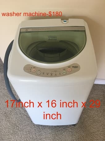 washer machine 1