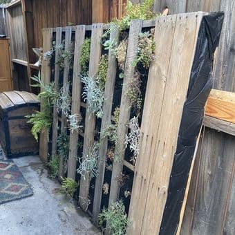 Vertical Pallet Garden 2