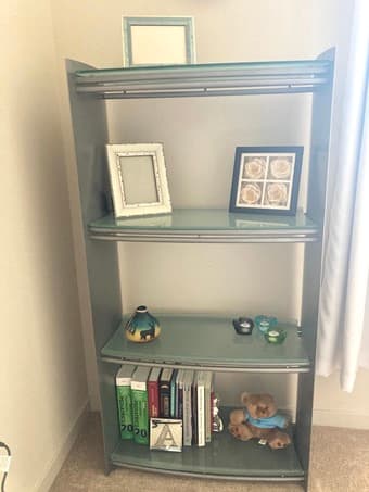 GLASS / SILVER SHELF 1