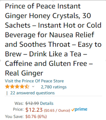 Instant Ginger Honey Crystals/ brandnew 2