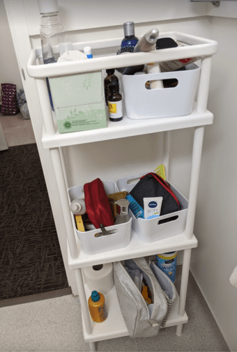 Organizer - White - 3 rack 1