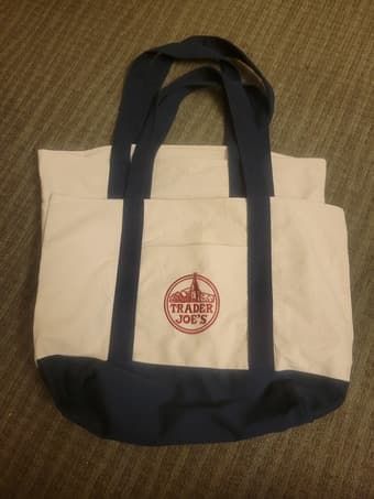 Two Trader Joe's cloth bags 1