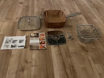 Brand New Copper Pan with many accessories 1