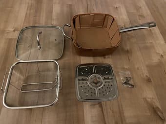 Brand New Copper Pan with many accessories 2