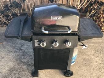 Dyna-Glo 3-Burner Propane Gas Grill BBQ - $50 2