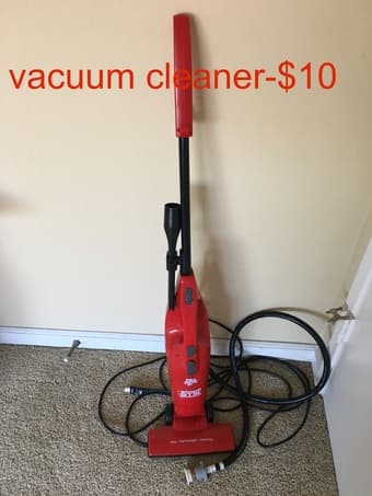 table light, vacuum cleaner, saucepan 2