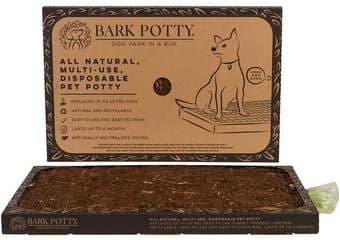 Bark Potty - potty pad for dogs made of real bark 1