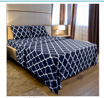 Printed bedsheet 4 pieces 2