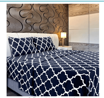 Printed bedsheet 4 pieces 3