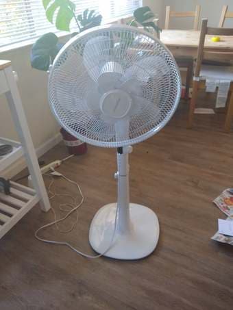Standing 24 speed fan, dual bladed 1