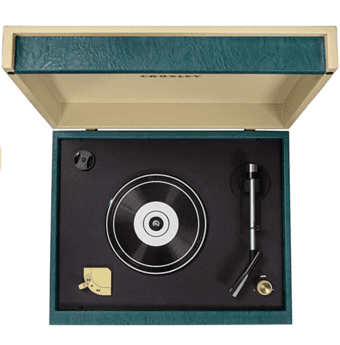 Stylish Portable Vinyl Record Player and Bluetooth Speaker 2