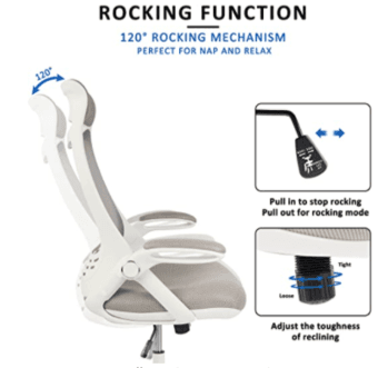 Office chair with head rest (like new) 2