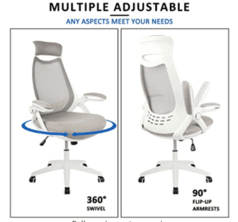 Office chair with head rest (like new) 3
