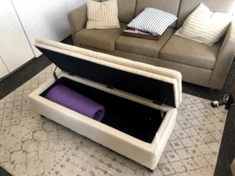 Ottoman with storage space 2