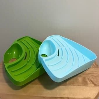 Kitchen/bathroom organizer and toothpaste squeezer 1