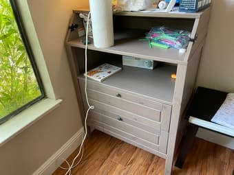 new two drawer chest cabin changing table 1