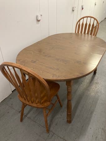 Wooden kitchen table & four chairs 1
