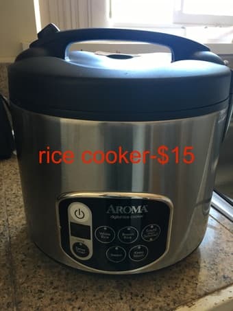 moving sell-light, rack, rice cooker, kettle, chair 1
