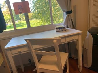 Bunkbed, desk, bookcases, cube organizer 1
