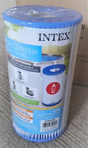 Intex Pool Filters Size A, 6 Pack Filter Cartridge Replacement 1