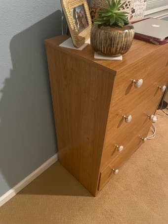 IKEA Dresser w/ Anthropology Knobs 2