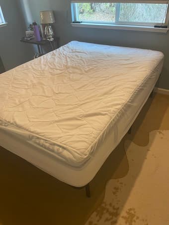 New Queen Mattress & Bed Stand 1