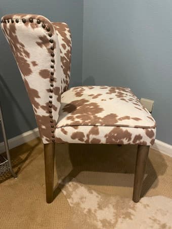 World Market Cowhide Chair 2