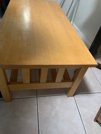 Wooden coffee table 1