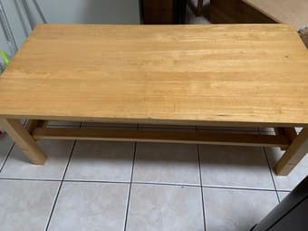 Wooden coffee table 2