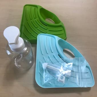 Bathroom set (sink caddy/toothpaste/foam soap) 1