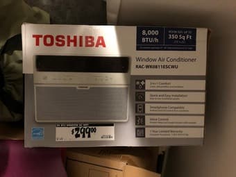 Window air conditioner (Toshiba) 1