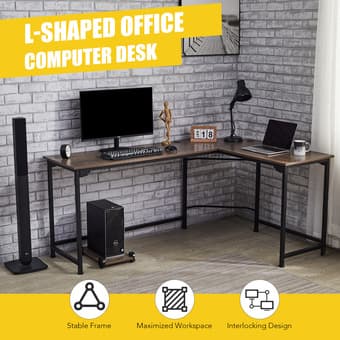 L-shaped corner desk - NEW (unassembled, box unopened) 1