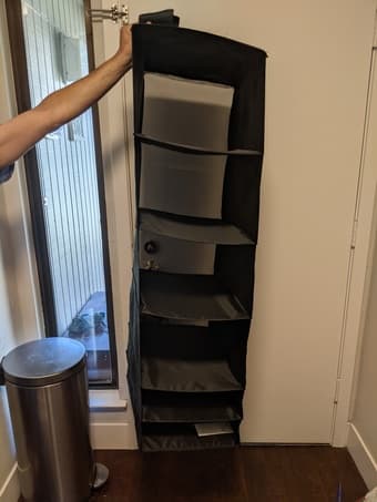 Clothes hanging organizer 1