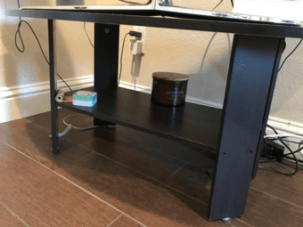 Dark Wood TV Table 3
