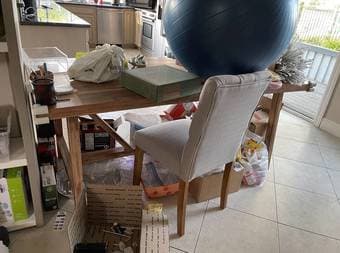 wood dining table office desk 2