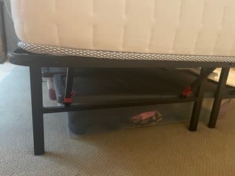Wayfair Mattress and Amazon Bed Stand 2