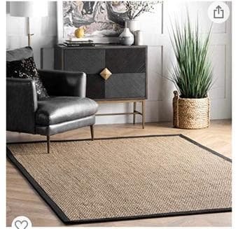 FS 6'x9' natural fiber area rug 1