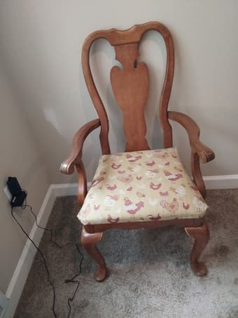comfortable wooden chair 1
