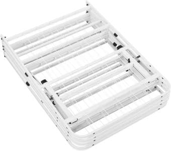 idealBase 14" Foldable Metal Platform Bed Frame - Mattress Foundation 1