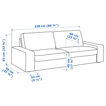 Modular fabric sofa 2