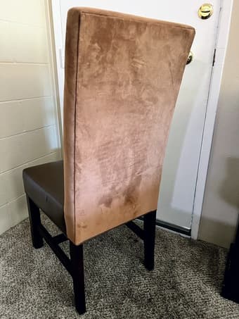 4 Beautiful Brown Dining Chairs 3