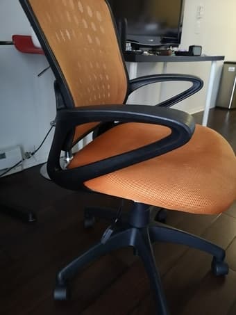 Orange Office chair 2
