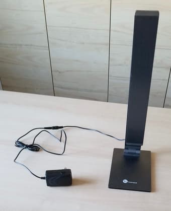 Metal LED desk lamp - 4 lighting modes, adjustable angle - $20 OBO 2