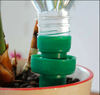 Brand New Set of 4 Ceramic Self Watering Cone Spi 3