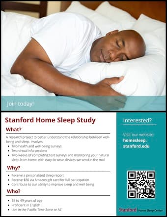Paid At-Home Sleep Study (Remote) 1